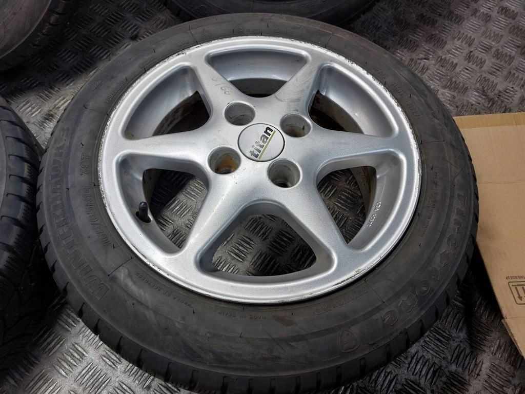 WINTERRÄDER 4X100 6Jx14 ET37 165/65R14 HYUNDAI MAZDA KIA HONDA TOYOTA Product image