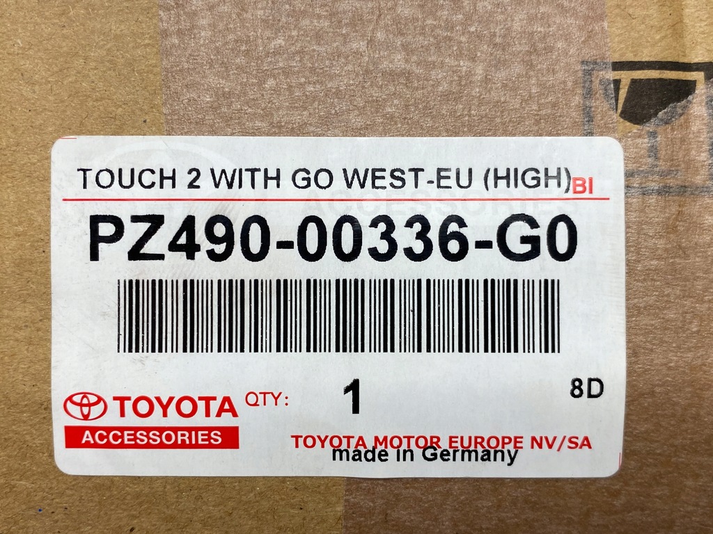 Toyota C-HR RAV4 Yaris Navigation Modul PZ490-00336 Product image