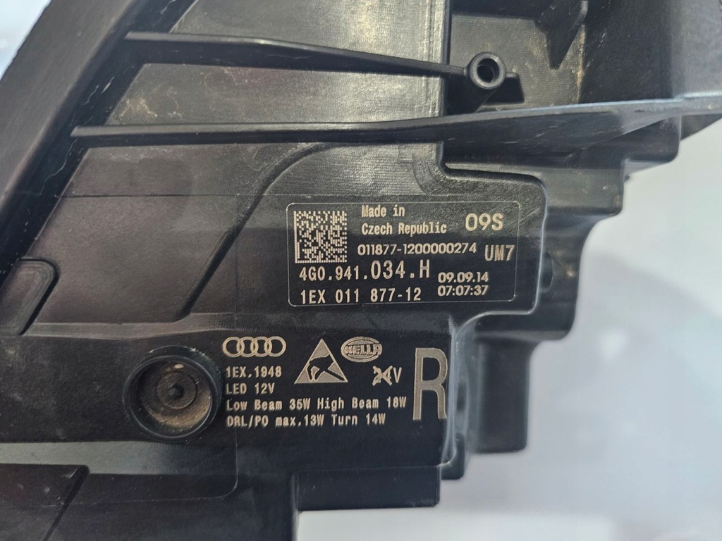 ORIGINAL SCHEINWERFERGEHÄUSE AUDI A6 C7 LIFT FULL LED 2015-2017 RECHTS Product image