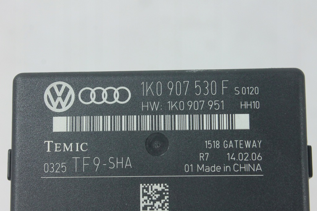 Gateway-Controller-Modul Audi VW Skoda Octavia II 1.9 BXE Seat 1k0907530f Product image