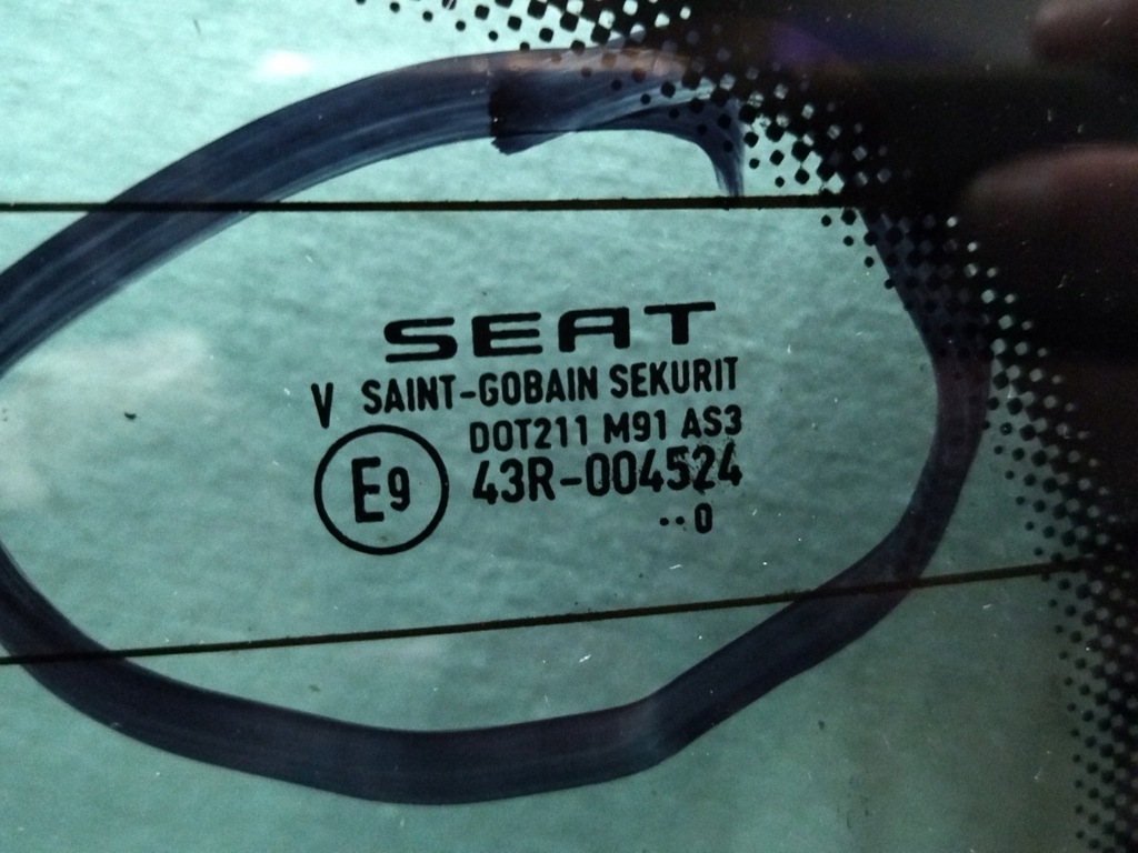 HINTERE SCHEIBE SITZ IBIZA IV 4 (2008-2016) 3D AS3 ODER. Product image