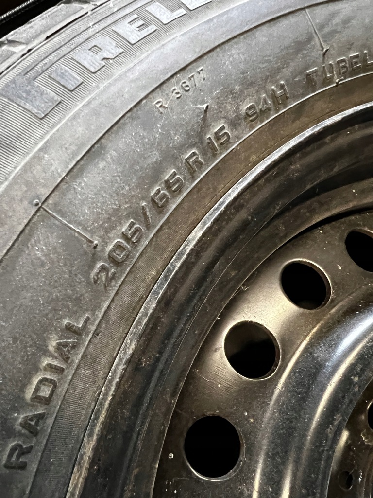 RESERVERADABDECKUNG BMW 3ER E36 205/65 R15 Product image