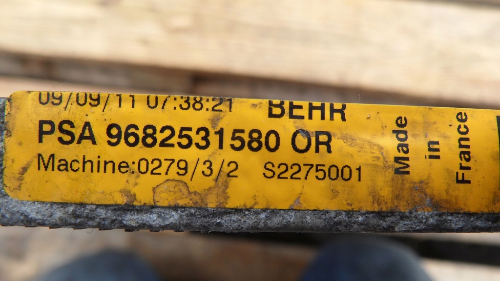 PEUGEOT 3008 I 11r Klimakühler 9682531580 S2275001 Product image