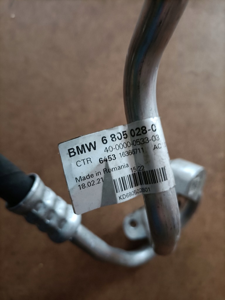 BMW G20 G21 6805028 Klimaschlauch Product image