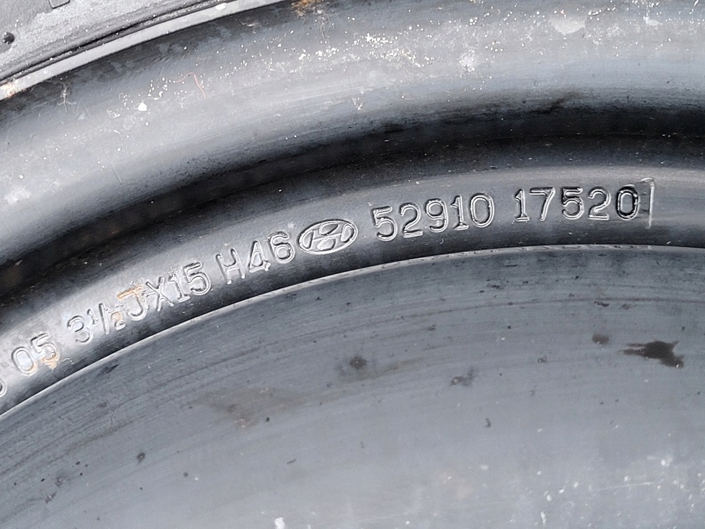 Ersatzrad OE 52910-17520 HYUNDAI MATRIX 115/70R15 3,5Jx15 4x114,3 R15 Product image