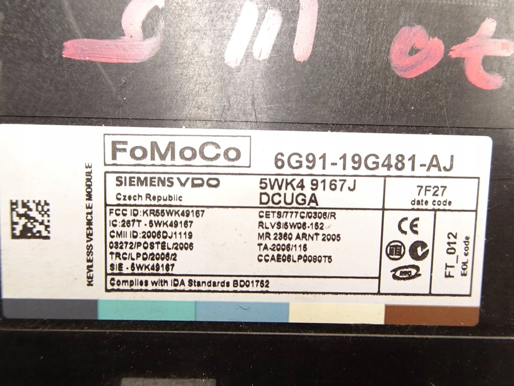 Volvo V70 III S80 II Komfortmodul Product image