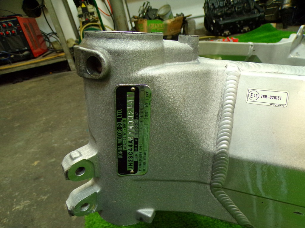 RAHMEN REGISTRIERTE DOKUMENTE GERADE OC HONDA CBR 929 Product image