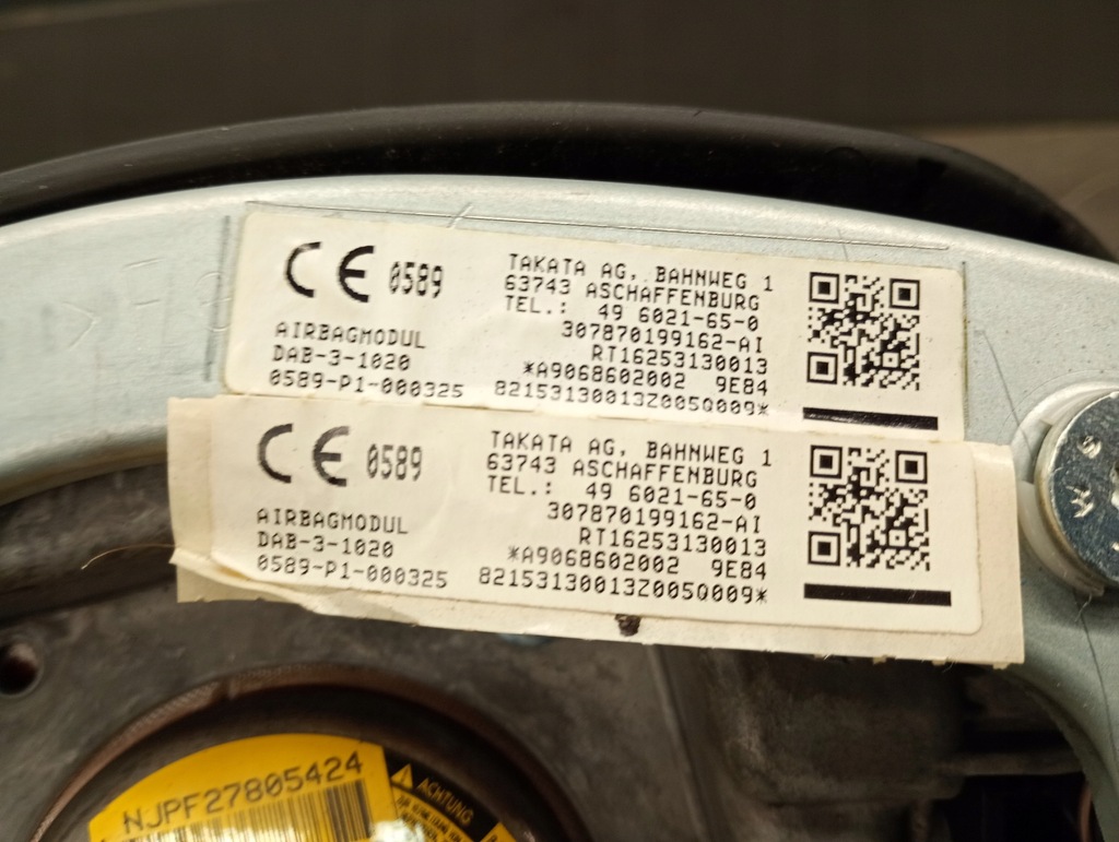 A9068602002 Mercedes Sprinter W906 Airbag -Kissen Product image