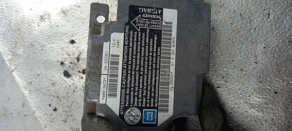 SENSOR AIRBAG ALFA ROMEO 147 02R 1.9JTD HB Product image