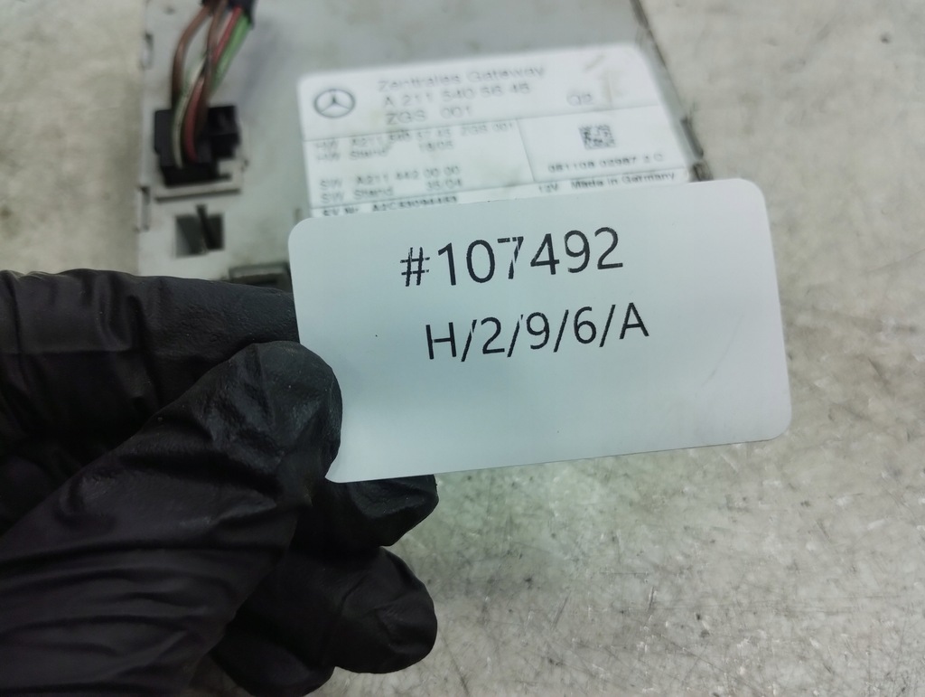 MERCEDES W211 GATEWAY-MODUL A2115405645 Product image