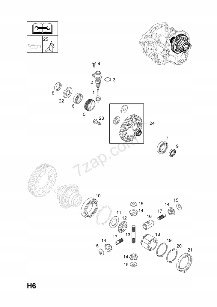 DIFFERENTIALRING VIVARO A OE Product image