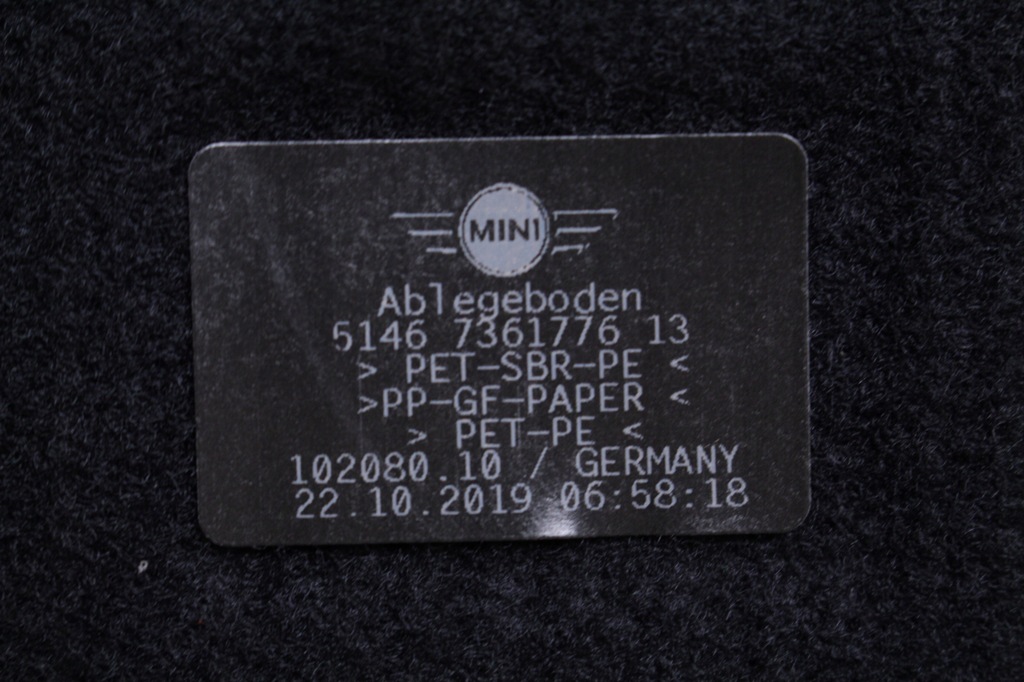 Gepäckpaddel, Mini Cooper S F57 18R. Product image