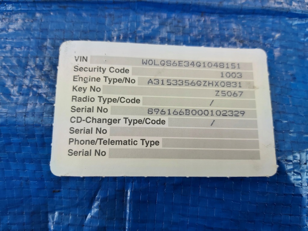 OPEL-PARTS Insignia A Radioleser NAVI 13594480 Product image