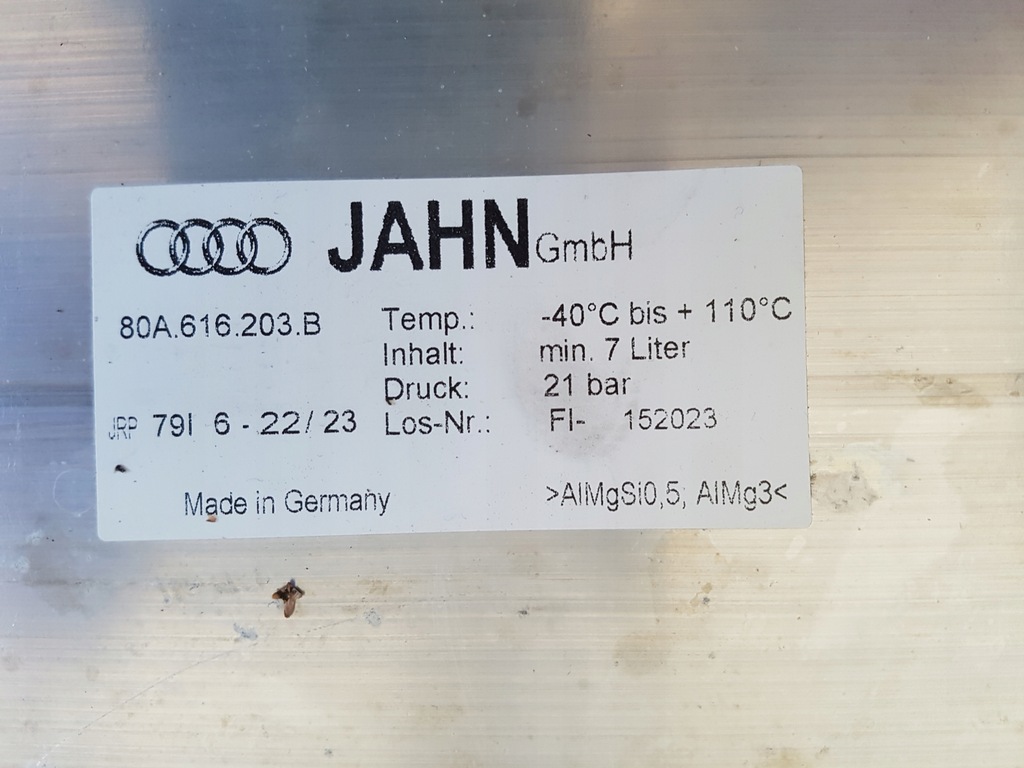 AUDI Q5 17^ Federungsluftbehälter 80A616203B Product image
