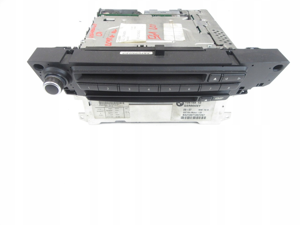 Navigation CCC Radio-Leserpanel DVD Navi BMW 5 e60 e61 LIFT LCI Menü PL Product image