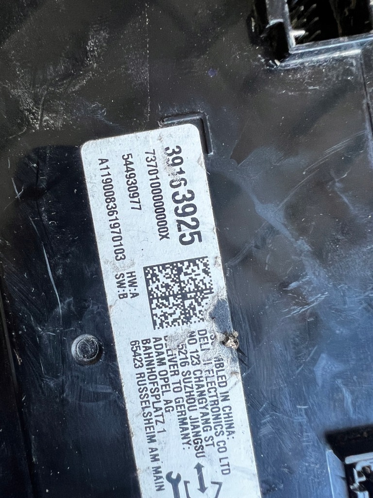 Radiodisplay Navi Opel Insignia B II 39163925 Product image