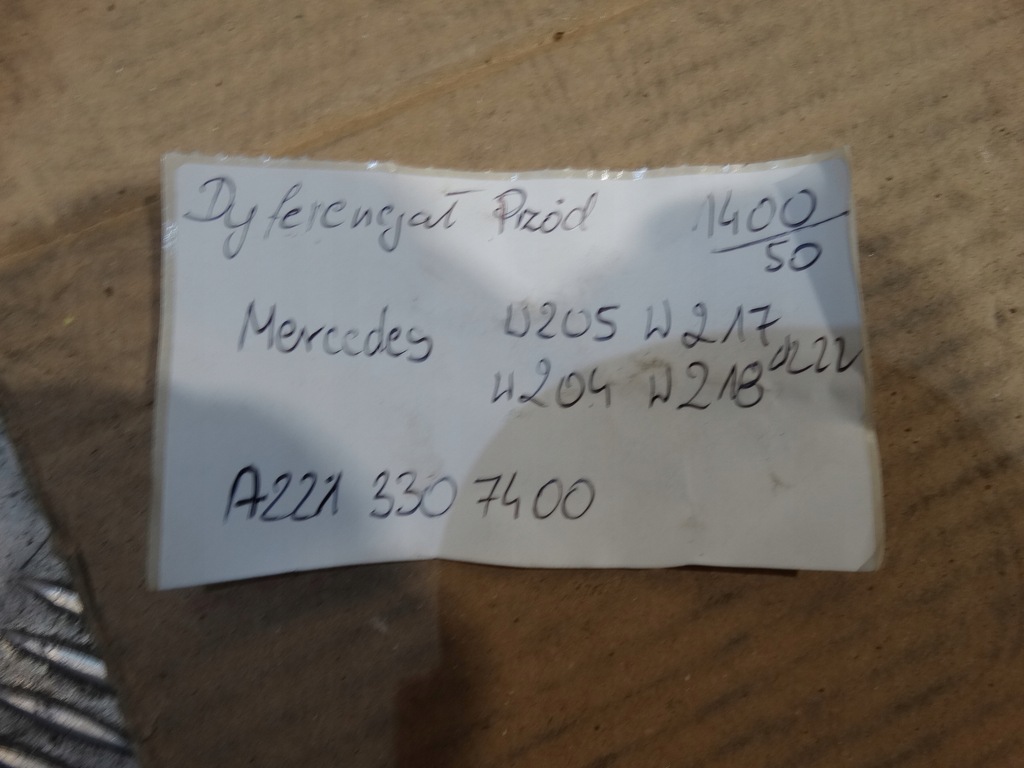 PERFEKTES VORDERDIFFERENTIAL MERCEDES W217 2,82 1 Product image