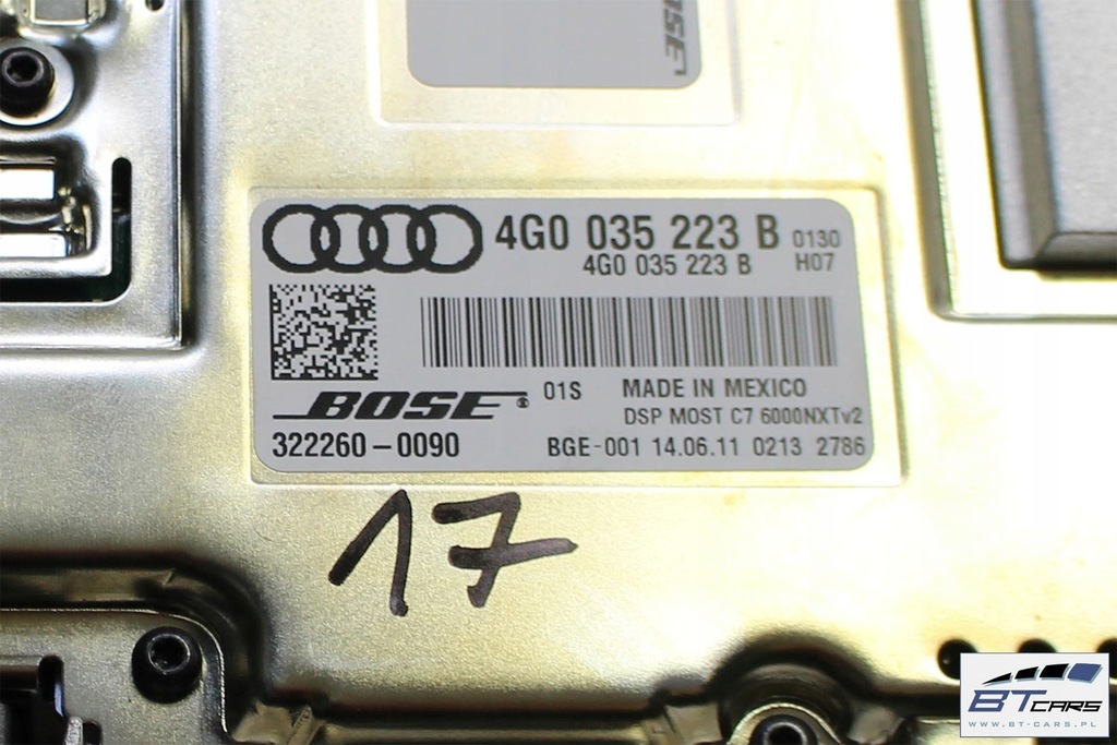 Audi A8 Lautsprecher + Bose Amplifier 4H 4G0035223B 4H0035481A 4H0035297 4H00 Product image