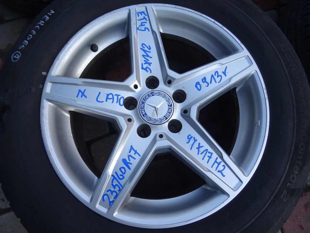 MERCEDES GLK FELGEN MIT REIFEN 235/60 17 Product image