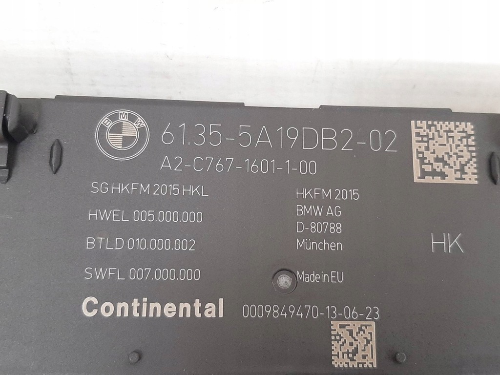 BMW 3 G20 4 G22 G26 5 G30 7 G11 G12 8 G15 G16 X4 G02 Heckmodulmodul Product image