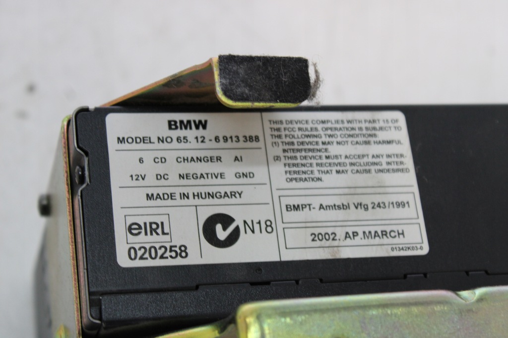CD-WECHSLER BMW E39 6913388 Product image