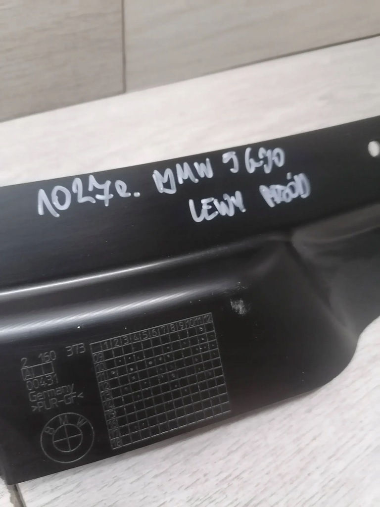 10272. BMW 5 G30 ABDECKUNG STOßSTANGE LINKS VORNE 2160373 Product image