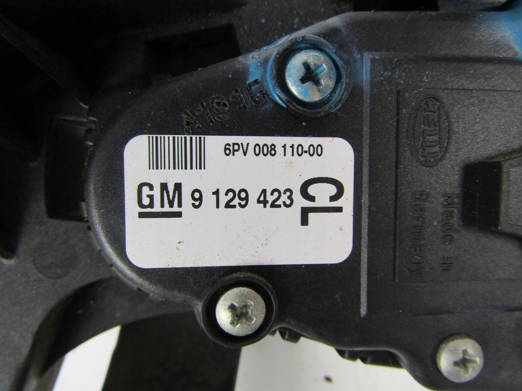 OPEL COMBO C GAS-POTENTIOMETER-PEDAL 1.7DTI 75KM 16V Y17DT 9129423 Product image