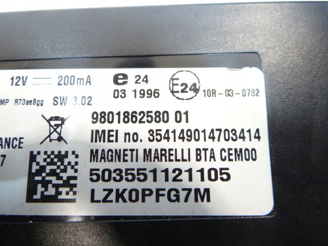 Peugeot 508 und Bluetooth -Modul 9801862580 Product image