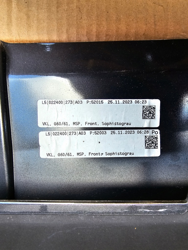 BMW 5 G60 G61 2023– M-Frontstoßstangenpaket Product image