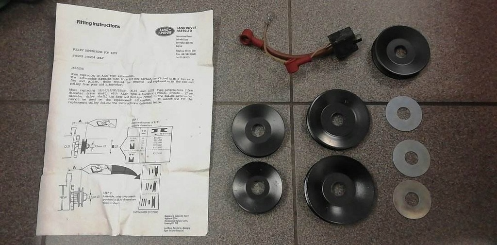 LAND ROVER STC 233 STC 234 LICHTMASCHINEN-KIT Product image