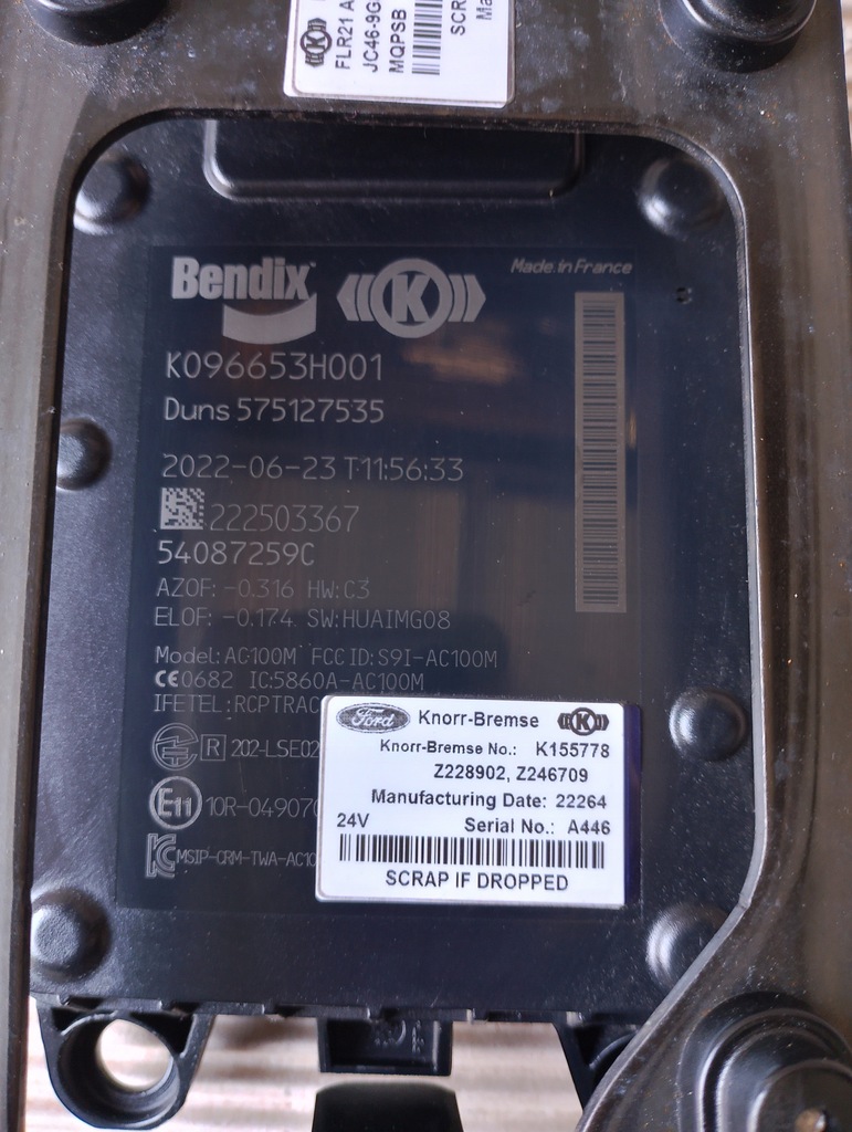 REICHWEITENRADARSENSOR FORD F-MAX K096653H001 575127535 K155778 Product image