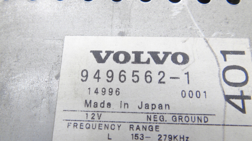 RADIOKASSETTE VOLVO S80 I 9496562 Product image