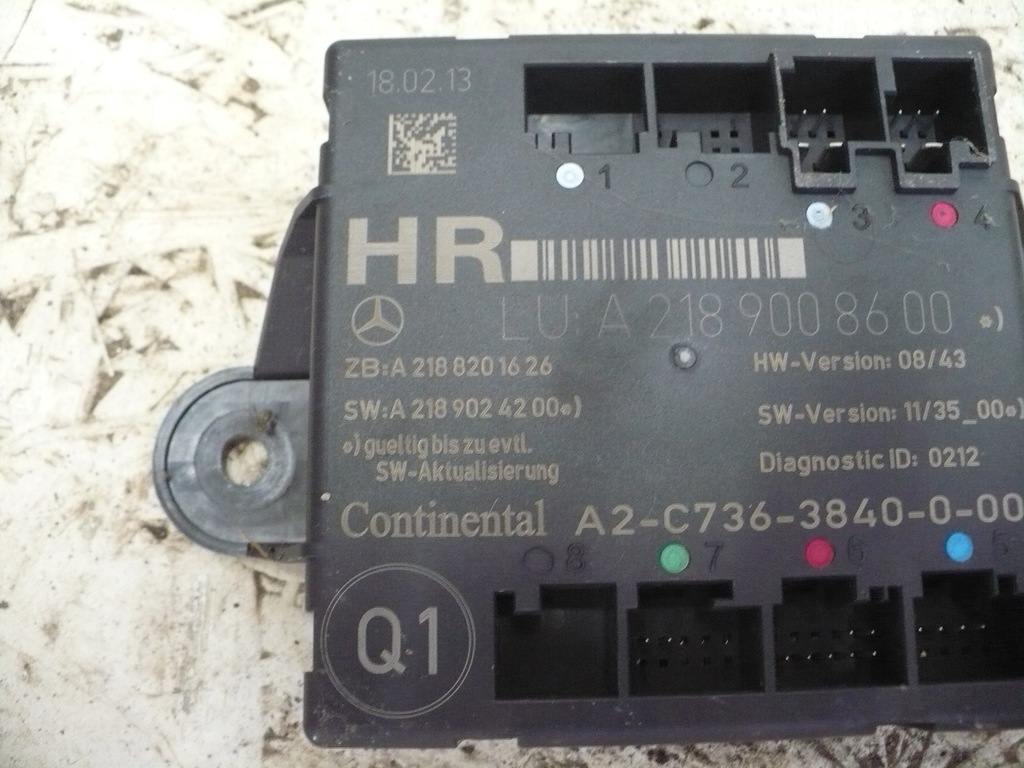 TÜRMODUL LINKS RECHTS HINTEN VORNE MERCEDES W218 A2189008500 Product image