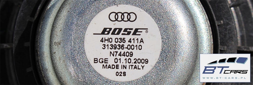 Audi A8 Lautsprecher Bose Sound System 4H 4H0035411A 4H1035401 4H1035402 4H0035 Product image