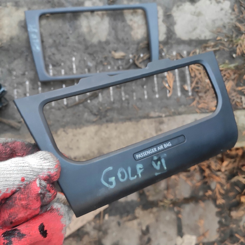 RAHMENABDECKUNG FÜR KLIMAANLAGE PANEL VW GOLF 6 VI 5K0858069P Product image