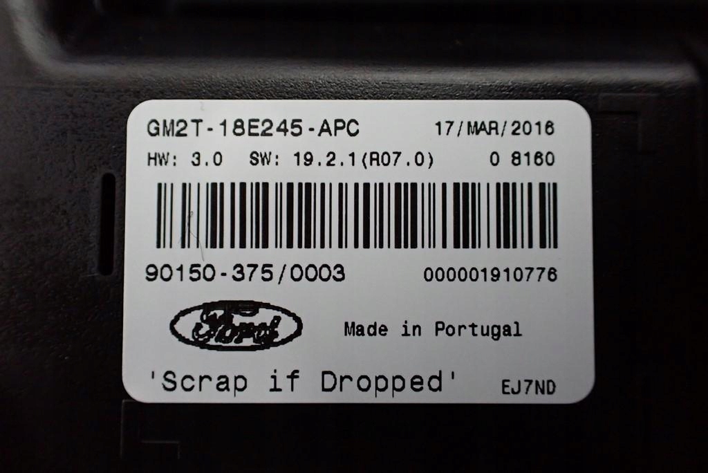 RADIO NAVIGATION NAVI SYNC2 DISPLAY EUROPA FORD EDGE II MK2 17R Product image