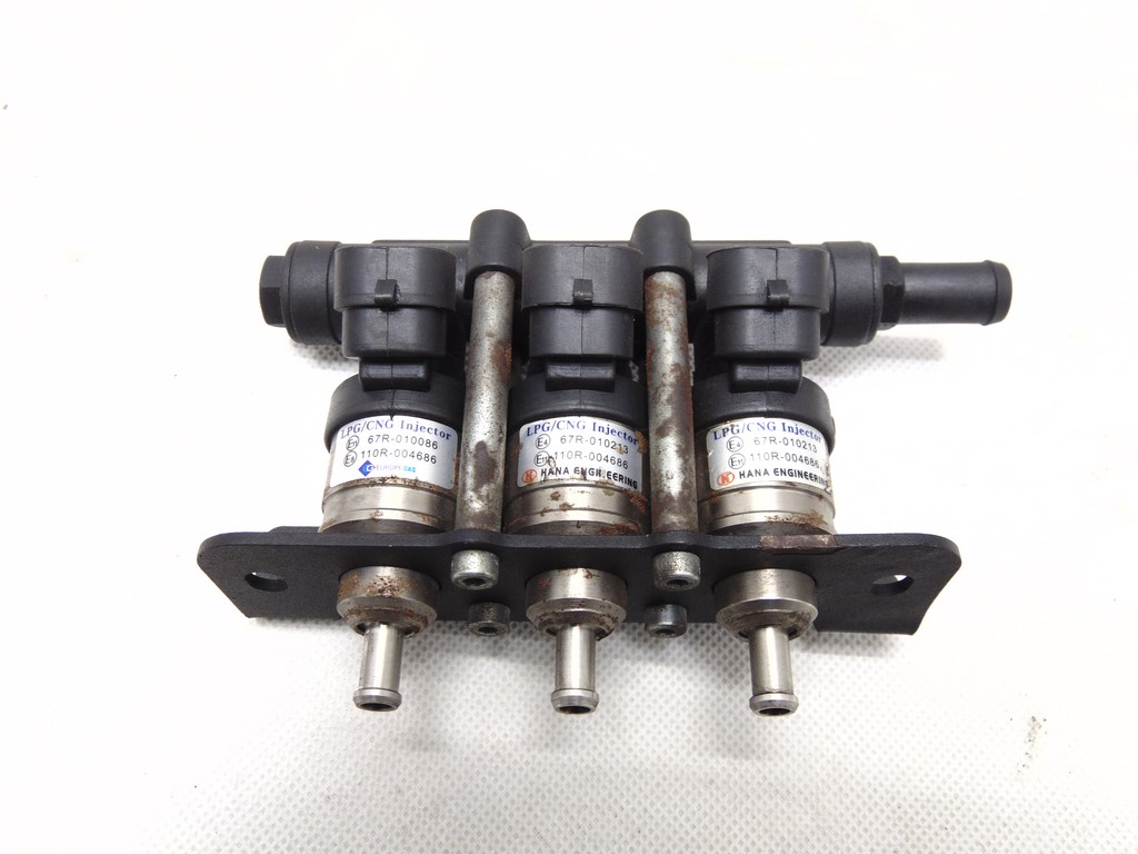 INJEKTOREN INJEKTORSCHIENE LPG CNG HANA H2001 1,3 Ohm SET V6 Product image