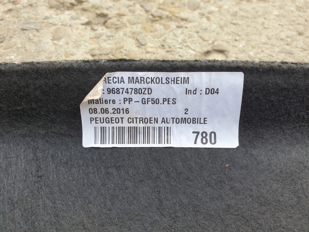 Heckregal Citroen C4 B7 II 2010-96874780ZDZ Product image
