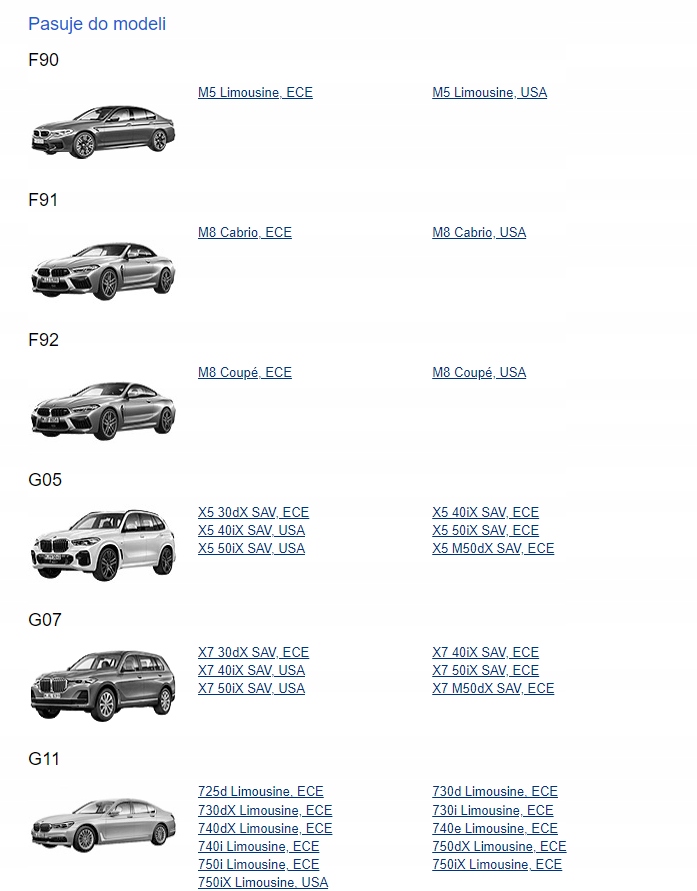 BMW M5 M8 X5 X7 SÄULENSTEUERUNG 6885215 6894830 Product image