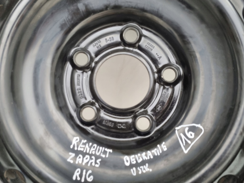 Renault Megane Scenic III ERSATZREIFEN 205/60 R16 ET44 5X114.3 2024 Product image