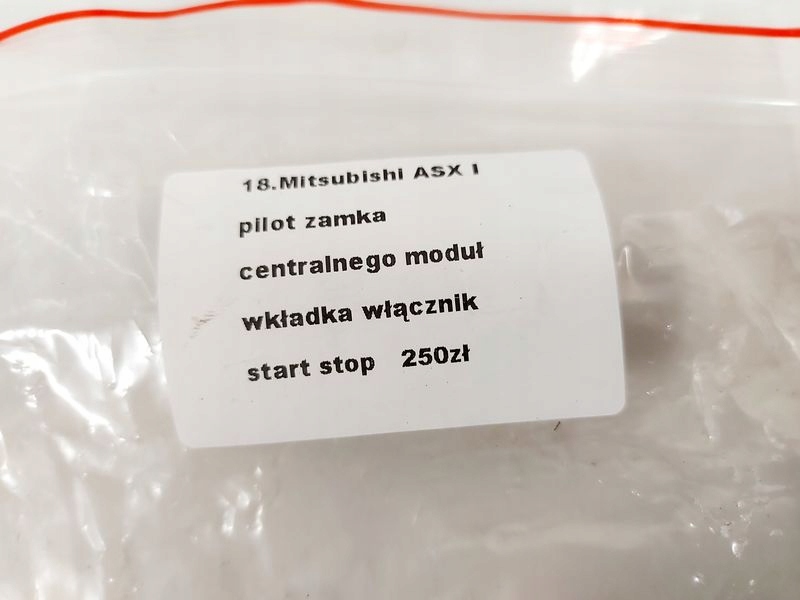 MITSUBISHI ASX I 1 ZENTRALVERRIEGELUNG FERNBEDIENUNGSMODUL EINSATZ D17 STARTSCHALTER Product image