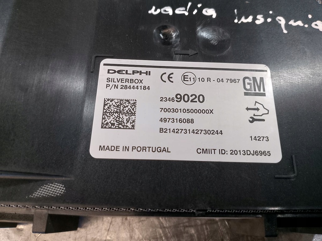 FUNKSTEUERGERÄT OPEL INSIGNIA 23469020 28444184 2.0 Product image