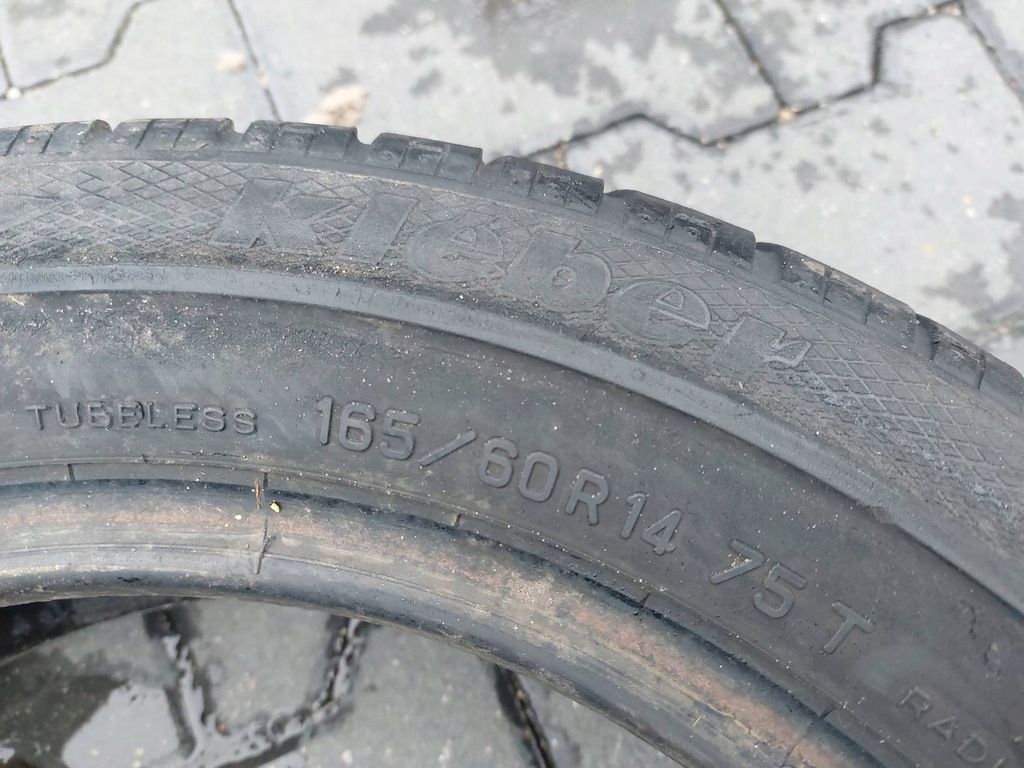 SOMMERREIFEN 2 STÜCK 165/60R14 2005 KLEBER C601 TK Product image