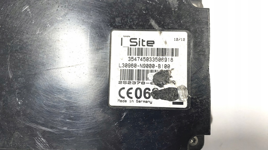 Steuergerät Toyota 252378-002 L30960-N9000-B100 Product image