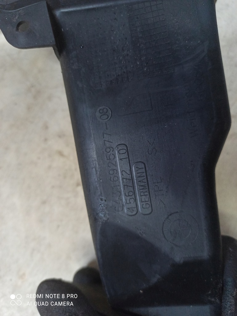 Windschutzscheiben-Wasserablauf links rechts Paar BMW 1 E87 E81 6925977 6925978 Product image