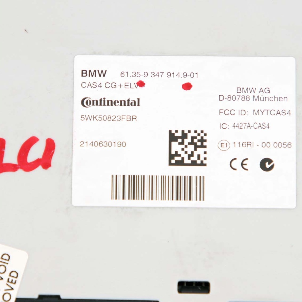 BMW F07 F10 F11 CAS4 -Controller -Modul 9347914 Product image