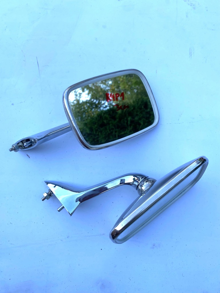 Chromspiegel, altes Chrom, 1980er Jahre Product image