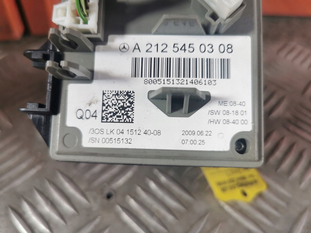 MERCEDES-BENZ OE ZÜNDSCHLOSS 2XKEY A1695451508 Product image