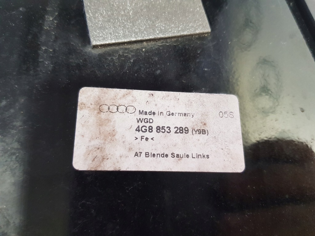 SÄULENABDECKUNG LINKS STREIFEN AUDI A7 C7 4G 4G8853289 Product image