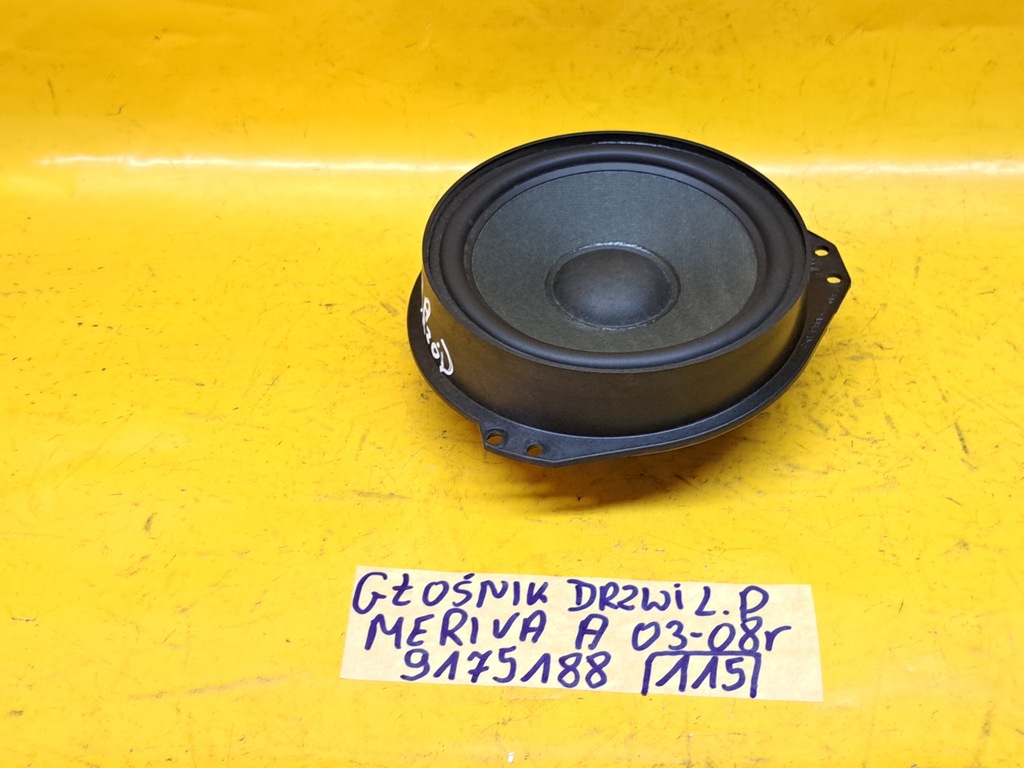 TÜRLAUTSPRECHER LINKS VORNE OPEL MERIVA A 03-08 9175188 Product image
